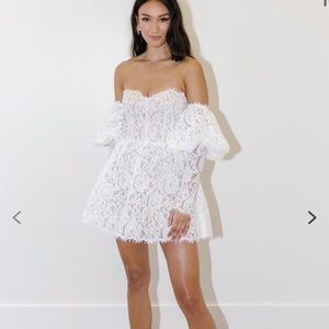 By Watters Tart Lace Mini Dress